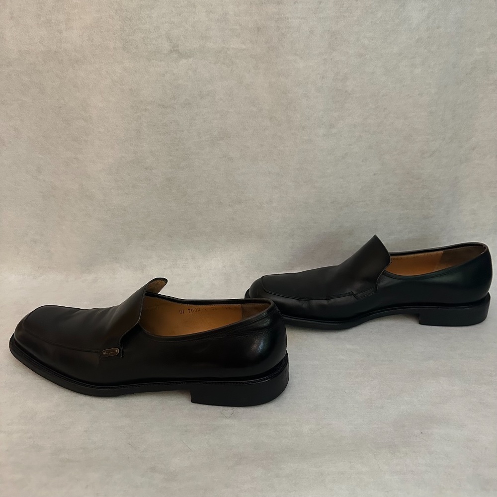 Salvatore Ferragamo Loafers US size 11.5D Made in Italy Leather with brass tags - Picture 6 of 8